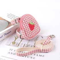 Dog Traction Rope Walking Dog Dog Cat Kitty Vest Chest Harness Teddy Boaesthetic Anti Pet Earn Off Rope Small Chain