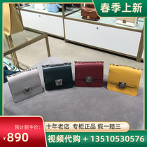 Dissanna DISSONA retro chain small square bag goat leather lady with single shoulder inclined satchel 8211014701