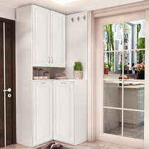 Custom door hall Xuanguan corner Corner Cabinet Shoe Rack Cloister Hood Cabinet Integrated Home Doorway Large Capacity Shoe Cabinet Locker Corner Cabinet
