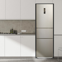 Midea 215L refrigerator three-door variable frequency air-cooled frost-free household medium-sized three-door energy-saving small double-door double-door