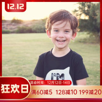 INS explosive 21 summer boys and girls children cotton short sleeve digital T-shirt shirt top baby childrens clothing birthday wear