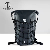 Alien Snail Motorcycle Waterproof Double Shoulder Helmet Bag Locomotive Riding motorcycle Rain Rain Large-capacity Rider Bag 30 liters