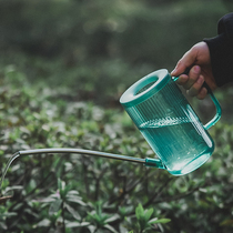 Long Mouth Watering Pot for Home Small 1L Plastic watering jug watering Watering Kettle Special Gardening Watering Kettle