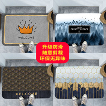 Door mat Door mat Door mat Outdoor carpet Home kitchen Bathroom Absorbent non-slip toilet foot mat