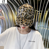 Tide brand new hat female spring and summer fashion BAO WEN hat Korean version of ins tide sequins Harajuku wind net cap cap cap
