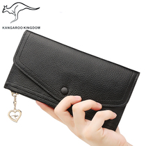 Wallet female thin zip mobile bag leather wallet lady handbag bag 2021 new fashion