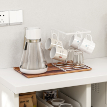 Yushijia Japanese cabinet Cup hanging rack kitchen water Cup mug shelf household glass drain rack