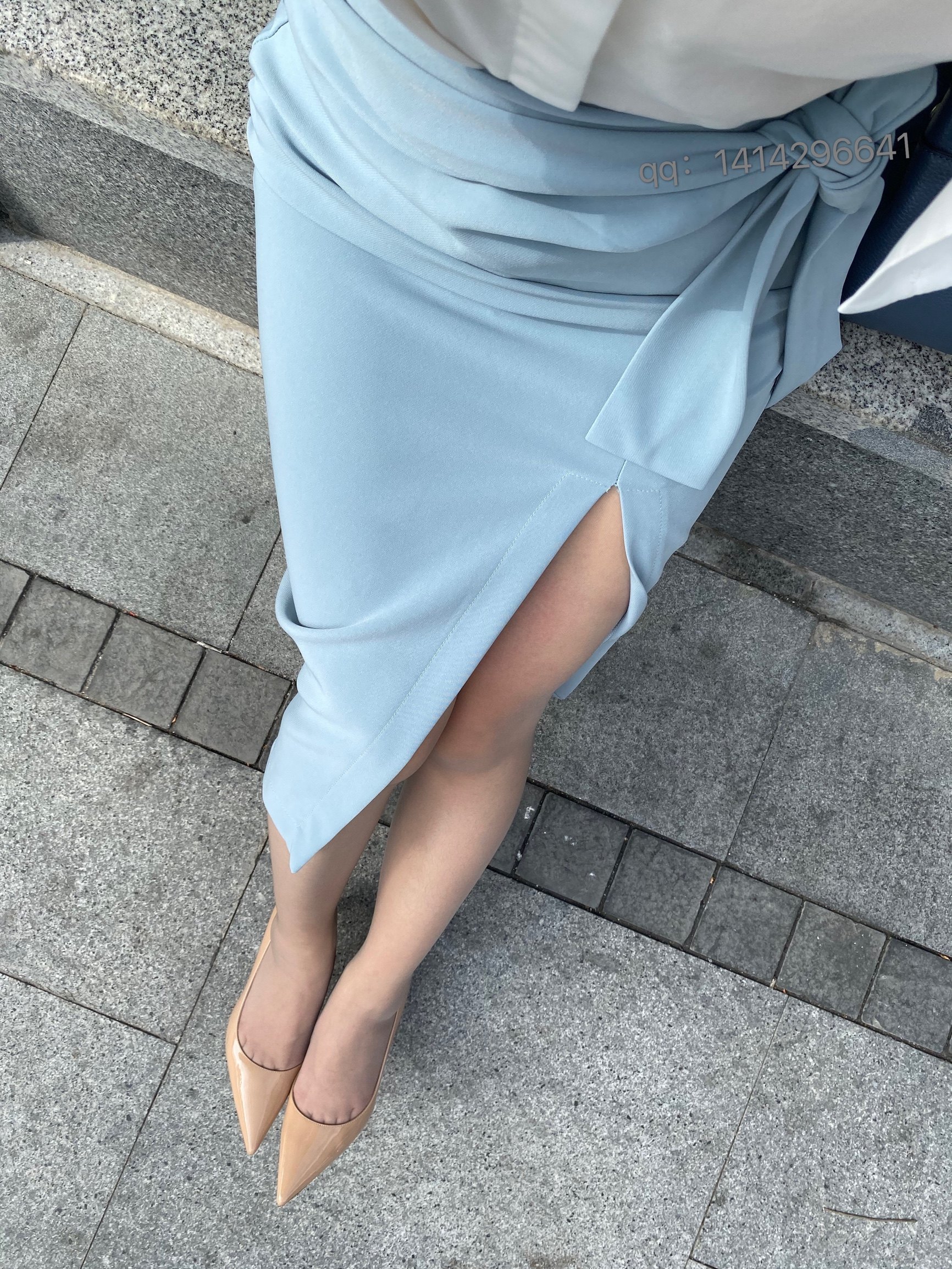 「绫 天生丝滑」【弥】3d波点一体吊带无缝丝滑黑丝超薄丝袜裤袜