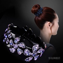 Ponytail buckle hair ring hairpin pan head hair card grab clip meatball head Dish hair device Lazy artifact Tie hair headdress lady