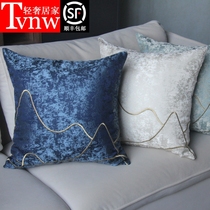 TVNW pillow cushion light luxury Nordic embroidered pillow case without core living room sofa pillow waist cushion model room