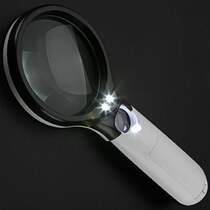 Magnifying glass 1000 times HD 60 times with LED children kindergarten school students read portable 100