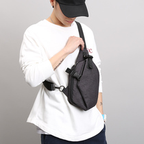 Chest Pack Mens Backpack Messenger Bag Lightweight Simple Shoulder Bag Casual Messenger Bag Sports Trend Small Bag Cycling Waist Bag