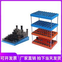 Milling cutter drill tap step box Blue 187-hole chuck multi-layer shelf can be placed in er32 collet storage box