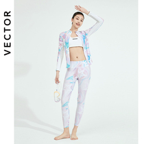 VECTOR Dive suit female sleeve trousers suit jellyfish sunscreen dry surf suit swimsuit