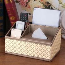 Living room TV remote control box creative desktop napkin tissue tea couple European multi-function tissue box