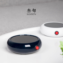 Simple thermostat home office tea constant temperature water coaster ceramic insulation base heating warm tea stove