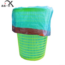 Latrash Bag Closure Automatic Large Capacity Plastic Shrink Mouth Finishing Garbage Bag Special Thick Portable Vest Type Waterproof E