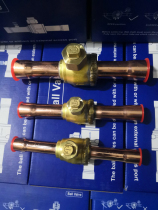 Cold storage Air Conditioning Refrigeration ball valve central air conditioning straight-through welding copper ball valve spherical globe valve 22mm welding joint