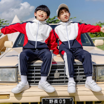 Kindergarten garden clothes spring and autumn clothes new primary school uniforms set Autumn class uniforms children uniforms set sportswear