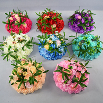 New road flower wedding supplies arrangement props wedding flower ball silk flower table Roman column road guide flower decoration flower