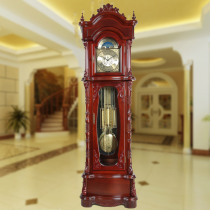 Han time clock solid wood floor clock hotel living room creative standing clock German Hemler mechanical floor clock HG3202