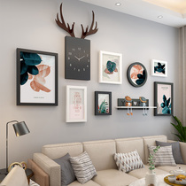 Nordic Style Living Room Sofa Background Wall Decoration Painting Creative Composition Painting Free to hang painting atmosphere light and luxurious frescoes