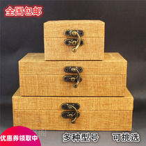 Beige Shoushan stone seal brocade box practice chapter Stone gold stone seal engraving box antique calligraphy and painting gift box collection