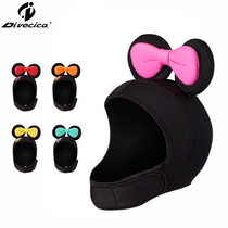 Divecica recommends cute cartoon diving headgear Minnie custom diving hat personalized customization