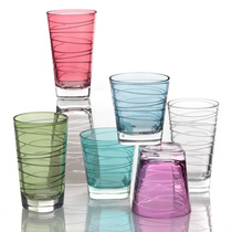 LEONARDO (liononato) glass home large water Cup personality color cup juice Milk Cup