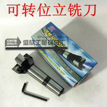 Mohs cemented carbide indexable end mill Tone shank alloy end mill tungsten steel milling disc end mill