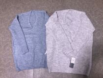 Exit Japan sweater knit cardiovert jacket head V collar autumn winter one thousand tunic sweater B37-4 hit bottom