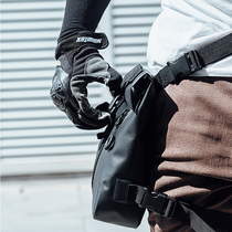 Locomotive net OSAH OUTDOOR RIDING POCKET SINGLE SHOULDER SLOPED SATCHEL WITH REFLECTIVE MULTIFUNCTION MOTORCYCLE WATERPROOF LEG BAG FOR MEN AND WOMEN