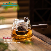 Touch Miss Japanese high temperature resistant glass tea set side handlemade Tea Teapot Set electric pottery stove household filter