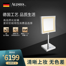 Germany Ai Lixiu desktop LED makeup mirror with lamp Hotel beauty dressing mirror desktop portable net red sun mirror