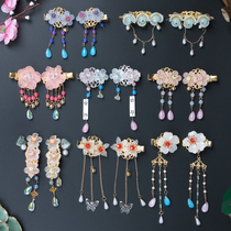 New Year childrens hairpin little girl super fairy costume headwear Chinese ancient style Hanfu hair accessories princess tassel step shake