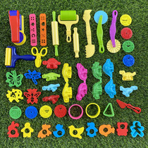 Rubber Clay Large Tool Insect Dinosaur Animal Noodle Squeamers Nursery Parenting Color Clay Activity DIY Impression