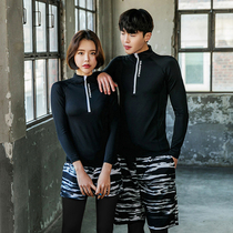 Korean Version Lovers Diving Suit Women Long Sleeve Split Swimsuit Sunscreen Snorkeling Snorkeling Snorkeling Water Mother Clothes Surf Dress Swimsuit