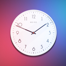 Mei Shida wall clock living room Nordic clock Wall home clock modern simple atmospheric wall watch fashion quartz clock