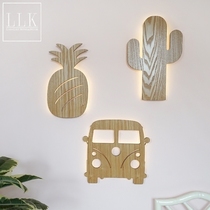 ladylike Nordic modern minimalist wall decoration lamp hanging wall decoration night light ins Wind children decoration