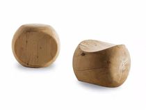 Nordic log creative wooden pier homestay retro wooden bench designer new side personality fashion wooden chair shoe stool