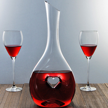 K-BOX Heart-shaped Crystal Glass Decanters Home Red Wine Fast Decanter Wine Decanter Wine Decanter