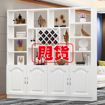 Wine cabinet modern minimal foyer door closet screen household living room decorated wine cabinet shoe cabinet one wall separation cabinet