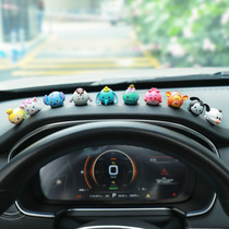 Car interior decorative vehicle loaded decorative products Grand 2021 new cyber red car cute middle control table girl