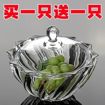 Creative candy jar Glass sugar jar European crystal sugar jar Decorative jar with lid Large wedding sugar jar Candy l