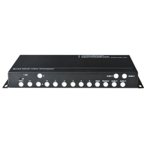 DP HDMI VGA four-picture divider) supports the audio-video synchronous independent switching of picture synthesizers