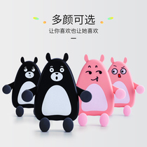 Car mobile phone car bracket air outlet navigation fixed support clip buckle type Universal cartoon innovative products