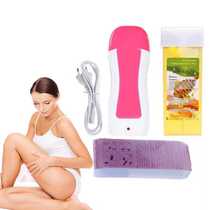 Roll-On Cartridge Epilator Spain Dibani with the same roller head hair removal heated beeswax