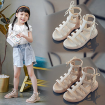 next sara girls Roman sandals 2021 summer new fashion children high-help princess childrens shoes