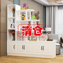 Simple modern screen partition shoe cabinet in the door lobby decorated cabinet decorated cabinet