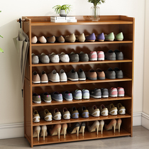 Shoe cabinet home large capacity porch into the balcony locker solid wood special door ultra-thin storage dust shoe rack